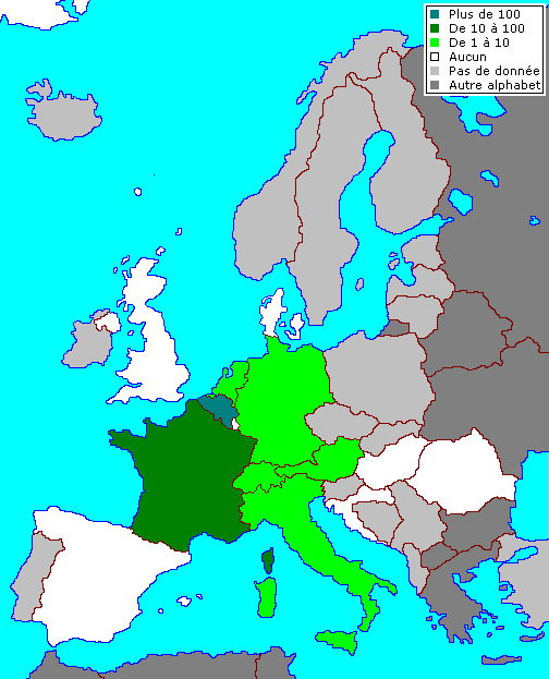 Halleux en Europe