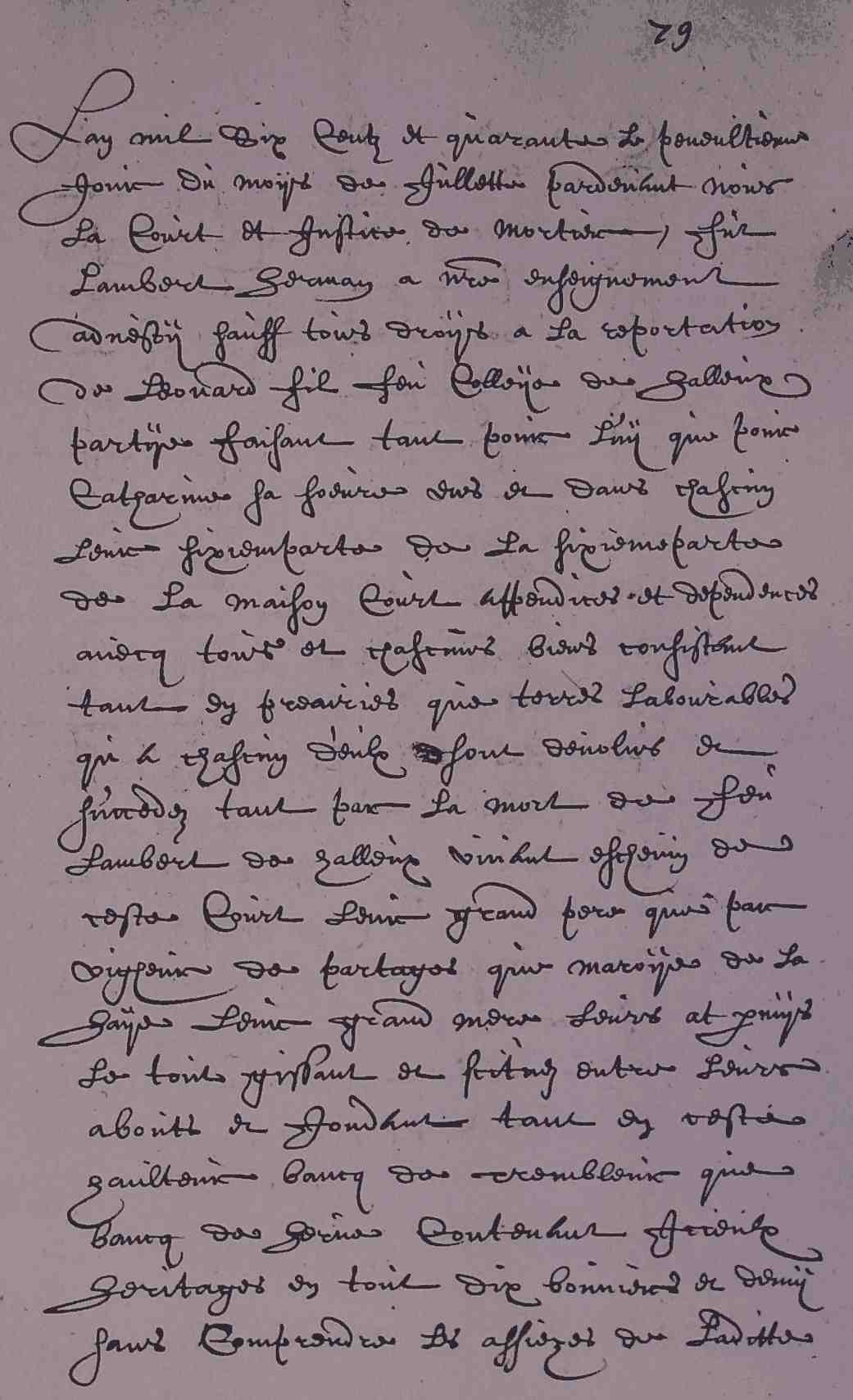 cession à Lambert Herman, folio 79 recto